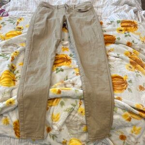 American Eagle Outfitters Tan Skinny Pants